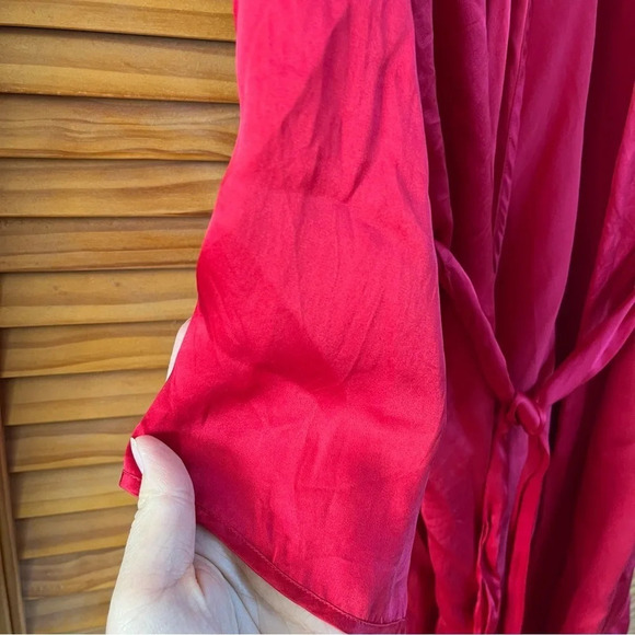 Vintage Victorias Secret Robe Women’s Small 100% Silk Mini Kimono Y2K - Picture 3 of 7